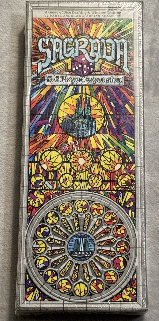 NIB Sagrada 5-6 Player Expansion Set Floodgate Games New Factory Sealed NIP Rare